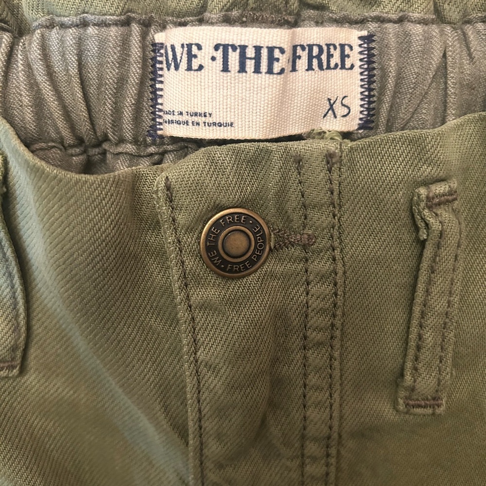 Free People Hazel Pull-On Drop Waist Jeans  Sz XS - Picture 7 of 8